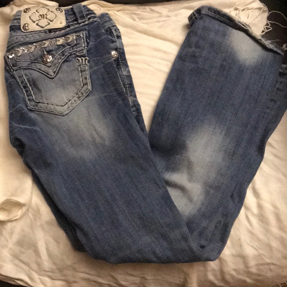 Miss Me signature boot cut jeans